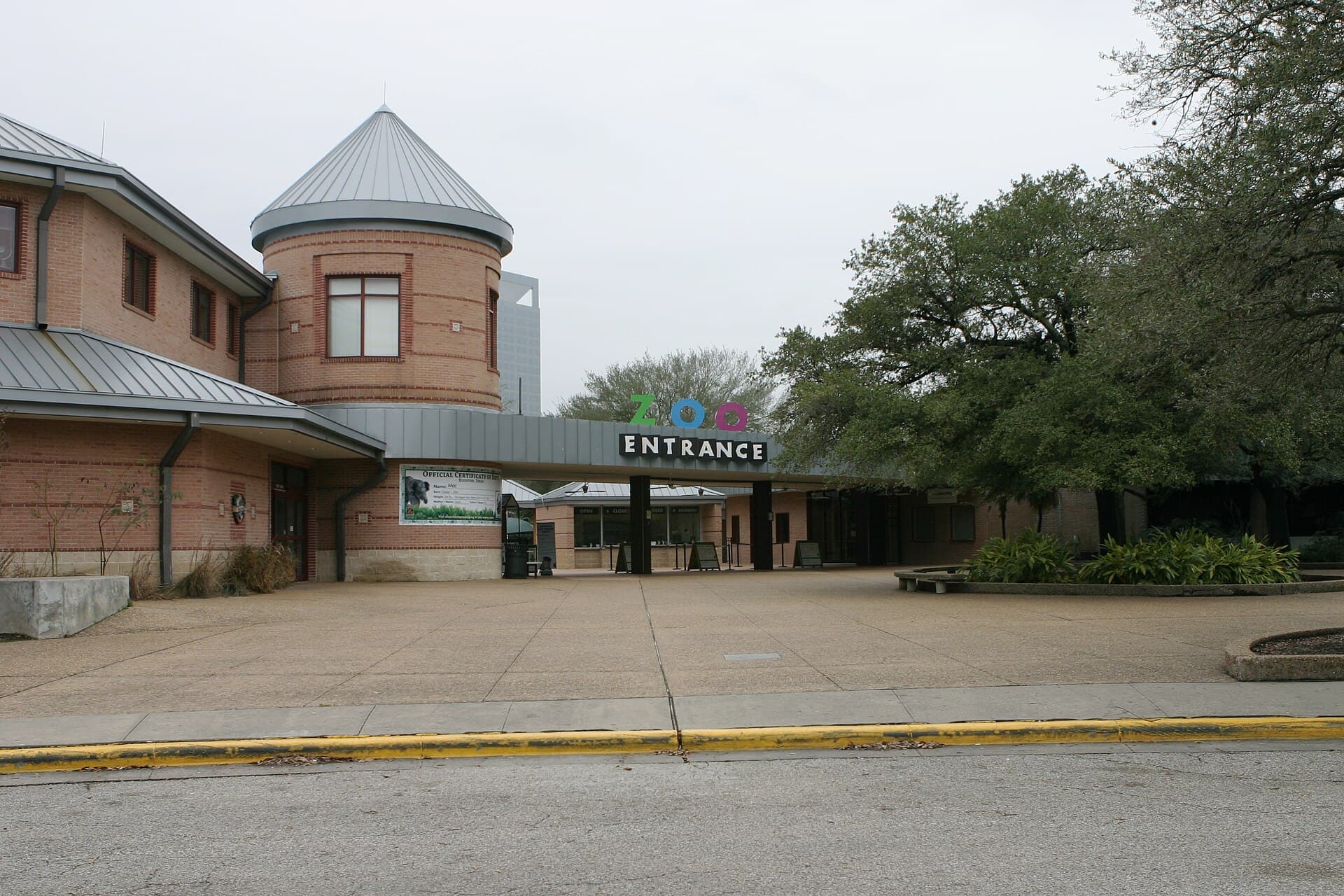Houston Zoo Entrance